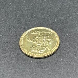 STITCH & ANGEL Coin Walt Disney World Parks Gold Color Metal Medallion